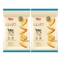 格力高 零食夹心饼干棒 小圆饼芝士海盐味15g*2袋