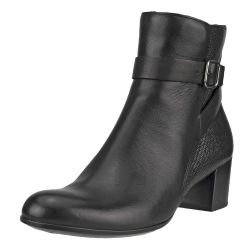 ecco 女士 Klassische 35-mm-schnalle 踝靴 黑色 35.5/36 EU