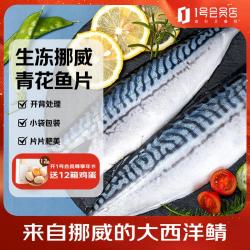 探海日志 挪威 冷冻青花鱼片 1kg
