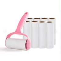 可撕式滚筒粘毛器 1手柄+3卷纸