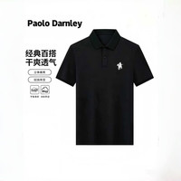 保罗达恩利 夏季棉质舒适立体POLO衫