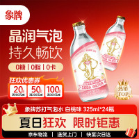 象牌 苏打水 桃味 325ml*24瓶