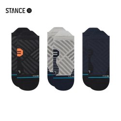 STANCE 男女跑步船袜 A248C21BRE-MUL 3双装