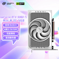 七彩虹 iGame GeForce RTX 5060 Ti Mini W OC 16GB GDDR7 DLSS 4.5 ITX机箱 游戏设计电脑显卡