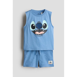 H&M HM童装儿童男童套装2026夏季新款2件式多巴胺图案设计套装1330543