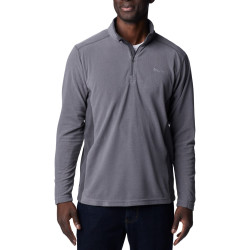 Columbia Klamath Range II 男士半拉链抓绒,City Grey, Shark,Large