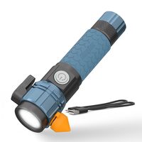 劲量 车载应急手电筒 500流明 磁吸底座 破窗割绳器 可充电 铝合金