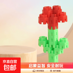 拼插积木 六角积木拼装玩具 18粒体验装