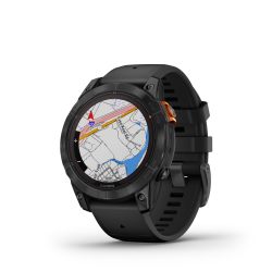 佳明 fënix 7 Pro - 太阳能版(无 Wi-Fi)多运动 GPS 智能手表,内置手电筒,太阳能充电功能