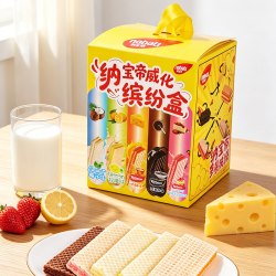 纳宝帝 Richeese 丽芝士 Nabati 纳宝帝威化饼干缤纷盒 275g 5款口味