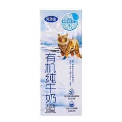 完达山 有机纯牛奶 200ml*24盒/箱 3.6g乳蛋白 黑土有机奶 量贩装 （plus会员免运费）