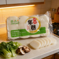 佳谷豆 食品宁波正宗水磨切片年糕400g/袋装真空包装软糯Q弹年糕