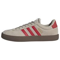 adidas 阿迪达斯 男式 Vl Court 3.0 鞋, Wonder Beige Better Scarlet Core White