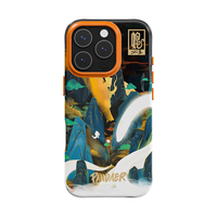 魅族(MEIZU)PANDAER 已巳蛇年 妙磁抗菌壳 龙行巳海 适用iPhone 16 Pro 抗菌工艺 IML印刷 全包结构 龙行巳海(已巳蛇年)