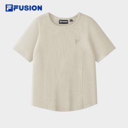 FILA 紧身 女士针织T恤
