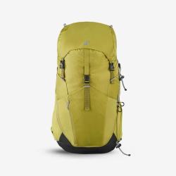 迪卡侬 双肩背包MH500户外旅行登山徒步背负系统大容量38L-5324239 淡黄绿