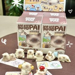 猫猫pal 治愈系盲盒摆件 单只