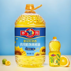 多力 葵花籽清香食用植物调和油 5L+238ml