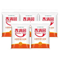 香满园 高筋特制小麦粉 5KG 5袋x210袋 家用面条饺子