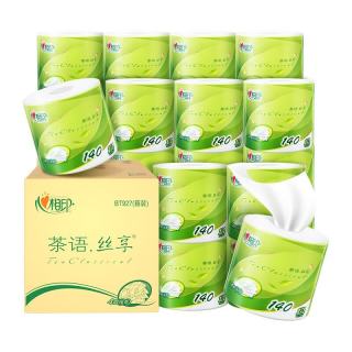 心相印 茶语系列卫生纸4层140g*27卷