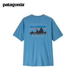 Patagonia 弹性透气 男士运动T恤