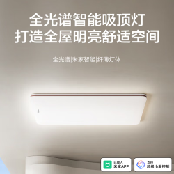 Panasonic 吸顶灯客厅灯全光谱智能大功率超薄护眼 咖色米家款140瓦HHXSX164