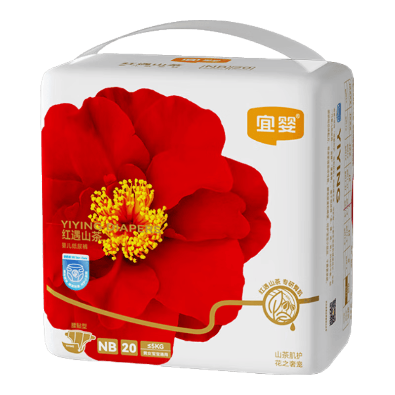 宜婴 新梦想家山茶超薄透气纸尿裤 NB20片