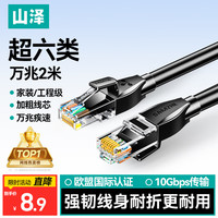 山泽 万兆 超六类网线  2米