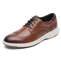 ROCKPORT 男式 牛津鞋 诺亚翼尖鞋 cj2886 牛津鞋 轻便 Noah Wingtip New Brown 8.5