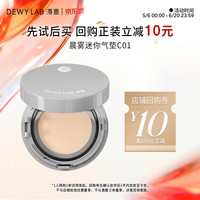 Dewy Lab 晨雾气垫粉底液遮瑕得意BB霜油皮持久控油清透混油生日礼物送女友
