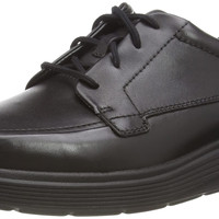 Clarks Un Abode Ease 男士 德比鞋，黑色（黑色皮革），7 UK