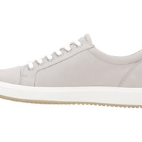 ecco 女性 Soft 7 Tie 时尚运动鞋 舒适 运动鞋 Grey Rose Nubuck 尺码8-8.5