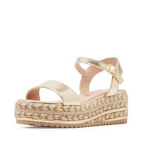 STEVE MADDEN 女童鞋 Shayla 凉鞋, 金色