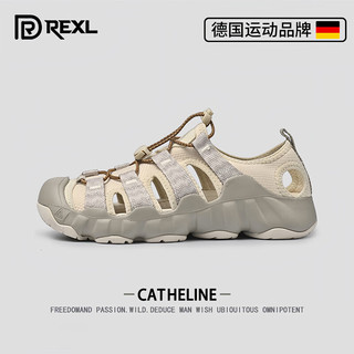 REXL 溯溪鞋 水陆两栖速干防滑 沙色 40码