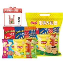 乐事 薯片超值大礼包 400g （赠针织包一件）