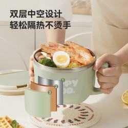 京东京造 316L不锈钢 隔热防烫 1.3L 泡面碗+筷勺