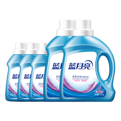 蓝月亮 深层洁净洗衣液 薰衣草香1.95kg*2瓶+500g*3瓶