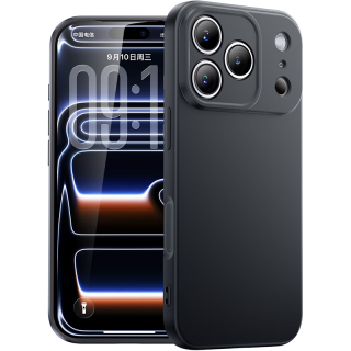 品胜 iPhone17ProMax 液态硅胶全包软壳 黑色 手机壳