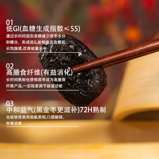 新边界 九蒸九晒黑金枣 500g 去皮去核灰枣