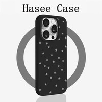 C 【久用不黄 裸机手感】满屏星星 iPhone11-17系列 苹果手机壳