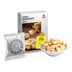 光合星球 DHA钙铁锌核桃曲奇饼干 60g