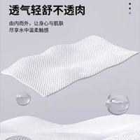 翊尚美 保守显瘦防晒罩衫两件套 黑灰色 均码 女士泳衣