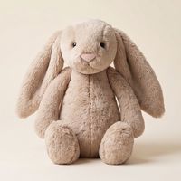 百亿补贴：邦尼兔 害羞米色小号毛绒玩偶 18cm