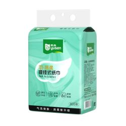 雨森 折2.3元/提！羽质柔提挂抽纸面巾纸 4层 800张*3提