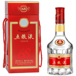 五粮液 68度浓香型白酒 500ml 单瓶