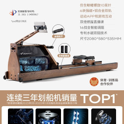 麦瑞克 超燃脂智能水磁双阻划船机家用房折叠器材划船器