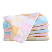 SANLI 100%纯棉方巾4条装 28*28cm