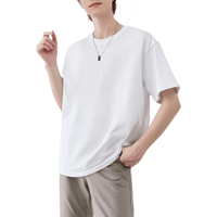 Hodo Men 红豆男装 重磅纯棉 白色 4XL 男士T恤