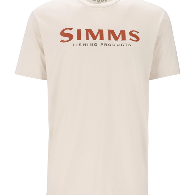 SIMMS 标志 男式短袖圆领 T 恤