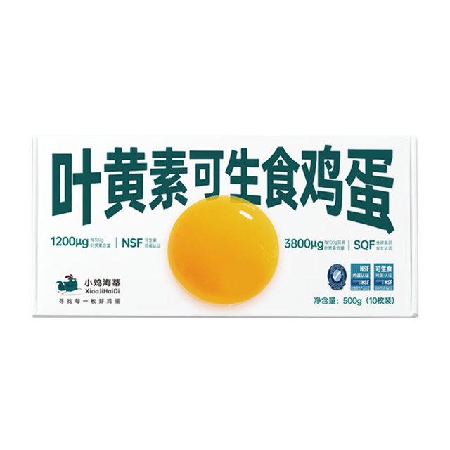 小鸡海蒂 叶黄素可生食鸡蛋